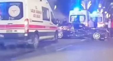 Şanlıurfa’da kontrolden çıkan araç bariyerlere çarptı!