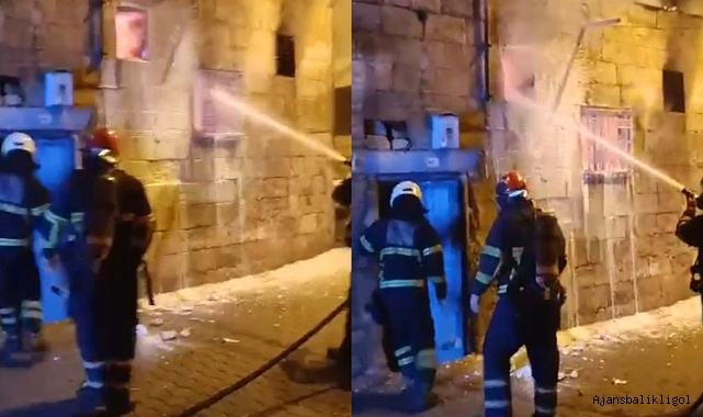 Şanlıurfa'da korkutan ev yangını