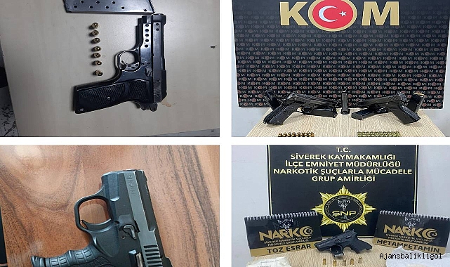 Siverek ilçesinde şok uygulama! Çok sayıda silah ele geçirildi