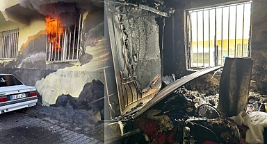 Urfa’da alevler içinde yanan ev kullanılmaz hala geldi  