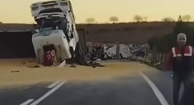 Urfa'da iki TIR çarpıştı! 1 ölü