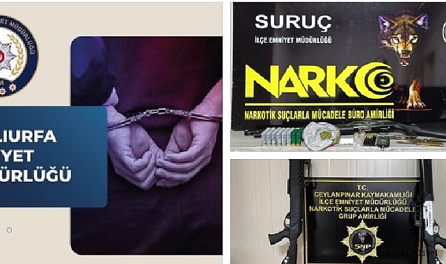 Urfa'da suç örgütüne yönelik operasyon! 10 tutuklama