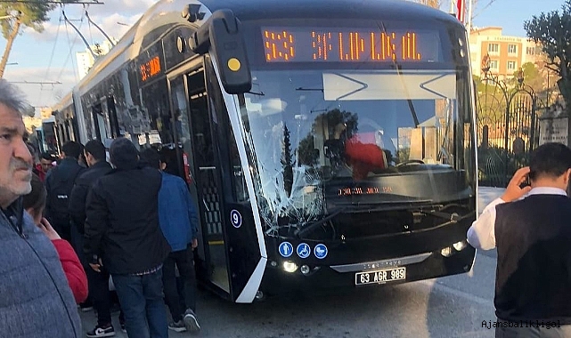 Urfa'da trambüsün çarptığı yaya yaralandı