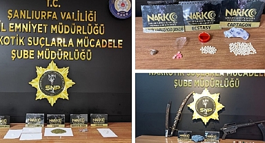 Urfa'da uyuşturucu operasyonu! 10 tutuklama