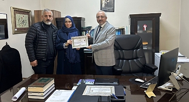 Urfa'da yaşayan Ukrayna vatandaşı Olena Mınıeıeva Müslüman oldu 