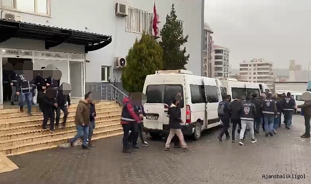 Urfa merkezli 5 ilde operasyon! 18 çete üyesi yakalandı
