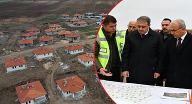 Vali Şıldak, Hilvan'da deprem konutlarını inceledi