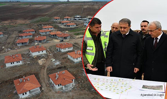 Vali Şıldak, Hilvan'da deprem konutlarını inceledi
