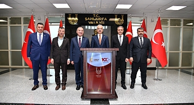 Bakan Uraloğlu Şanlıurfa Valisi Hasan Şıldak’ı ziyaret etti 