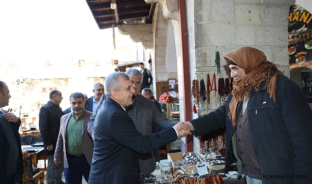 Başkan Beyazgül’den esnaf ziyareti