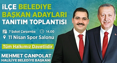 Başkan Canpolat'tan tanıtım toplantısına davet