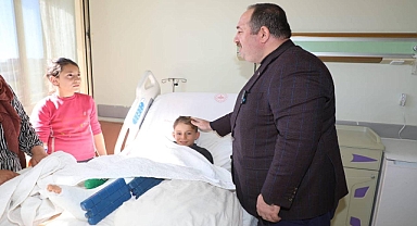 Başkan Ekinci’den hastane ziyareti