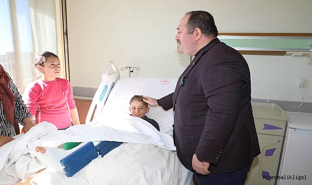 Başkan Ekinci’den hastane ziyareti