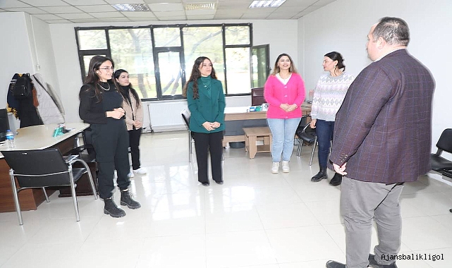 Başkan Ekinci mesaiye birimleri ziyaret ederek başladı