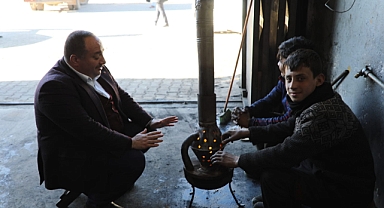 Başkan Ekinci sanayi esnafını ziyaret etti 