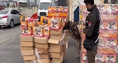 Büyük operasyon! Hurma yüklü kolilerde bakın ne çıktı?