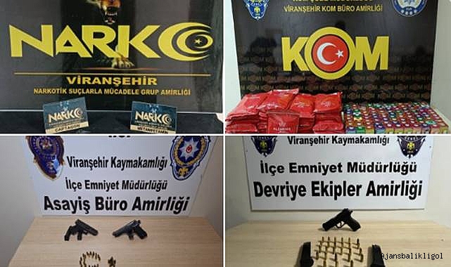 Çeşitli suçlardan aranan firari şahıslar Viranşehir’de yakalandı