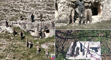 Cinayet zanlısı saklandığı mağarada yakalandı!