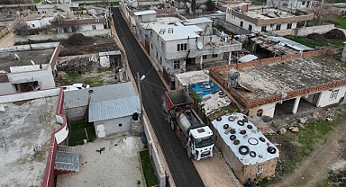 Harran Sehrince’de asfalt çalışmaları başladı