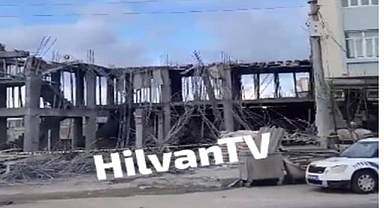 Hilvan’da betonu dökülen inşaat çöktü!