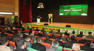 HÜDA PAR'ın adayı Özaslan, Şanlıurfa için 11 vizyon projesini açıkladı