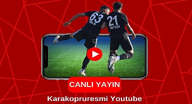 Karaköprü Belediyespor maçı Youtube’de yayınlanacak