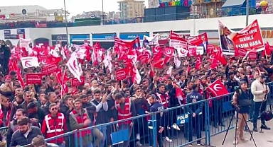 Kasım Gülpınar mitingine vatandaşlardan yoğun ilgi! 