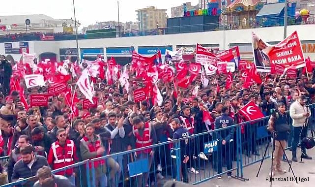 Kasım Gülpınar mitingine vatandaşlardan yoğun ilgi! 
