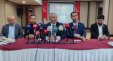Saadet Partisi Büyükşehir Adayı Resul Bebe basın toplantısı düzenledi