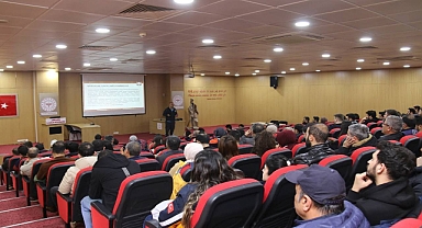 Sağlık çalışanlarına KBRN farkındalık eğitimi verildi