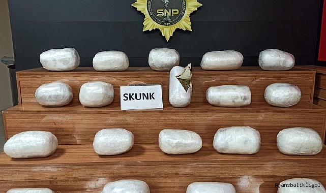 Şanlıurfa'da kilolarca uyuşturucu ele geçirildi! 1 gözaltı