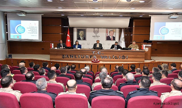 Şanlıurfa’da Seçim Güvenliği Toplantısı yapıldı