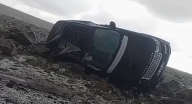 Siverek’te kar ve dolu yağışı kazaya sebep oldu! Yaralılar var 