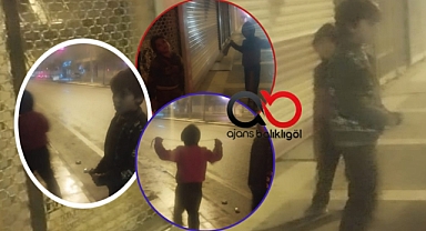 Suriyeli küçük çocuklar gece yarısı sokakta çalıştırılıyor