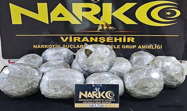 Urfa'da 4 zehir taciri yakalandı! Tam 12 kilo 800 gram