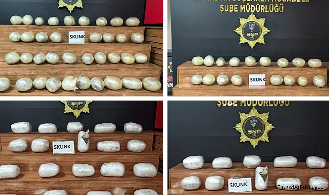 Urfa'da operasyon! Tam 54 kilo ele geçirildi