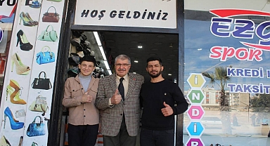 Vedat Doğar, Açıksu Caddesi'nde esnaf ve vatandaşlarla buluştu