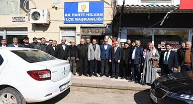 Vekil Dusak Hilvan ilçesini ziyaret etti