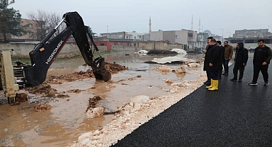 Viranşehir’de sel ve su baskınlarına karşı tüm ekipler teyakkuzda