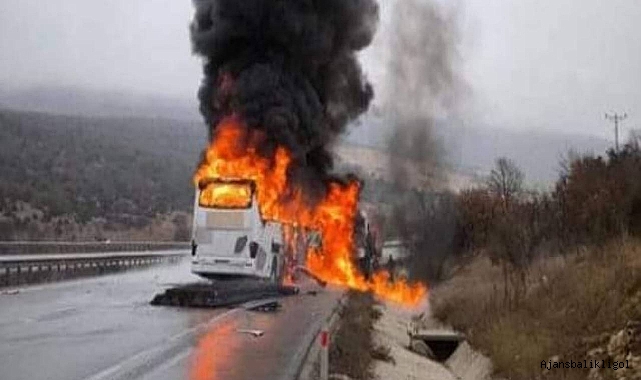 Yolcu otobüsü devrildi! Ölü ve yaralılar var 