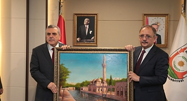 Bakan Özhaseki’den Başkan Beyazgül'e ziyaret 