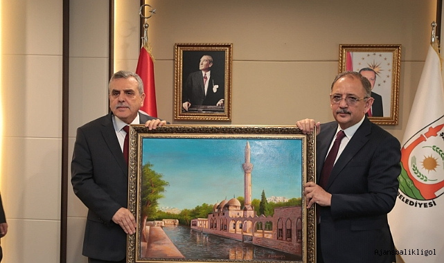 Bakan Özhaseki’den Başkan Beyazgül'e ziyaret