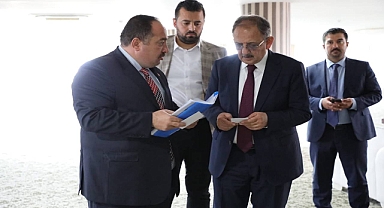 Bakan Özhaseki’den Başkan Ekinci’nin projelerine tam destek