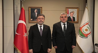 Bakan Yumaklı’dan Başkan Beyazgül’e ziyaret 
