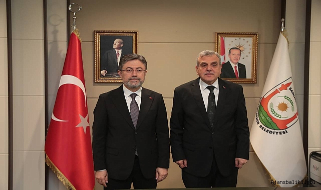 Bakan Yumaklı’dan Başkan Beyazgül’e ziyaret 