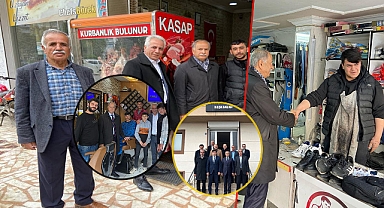 Başkan adayı Kaplan, Bozova ve Birecik’te esnafları ziyareti etti 