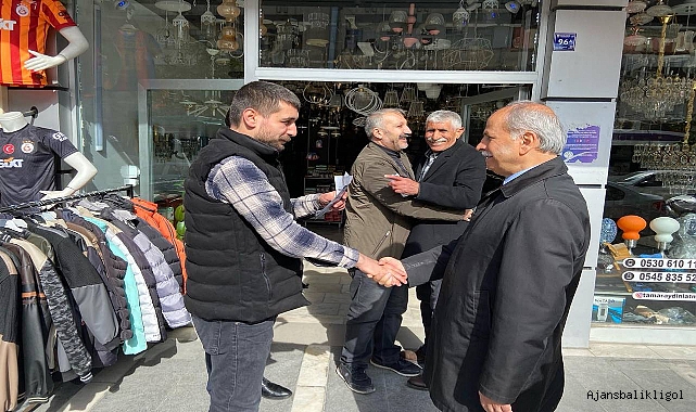 Başkan adayı Kaplan, esnafın sorunlarını dinlemeye devam ediyor