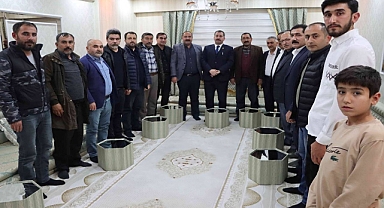 Başkan Baydilli ev toplantılarında Ray ailesi ile bir araya geldi