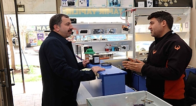 Başkan Baydilli Seyrantepe'de esnaf ve vatandaşlara projelerini anlattı