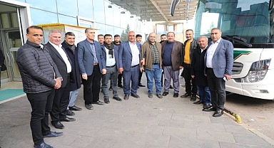 Başkan Ekinci’den otogar esnafına ziyaret